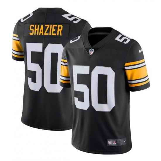 Men Pittsburgh Steelers #50 Ryan Shazier Black Vapor Untouchable Limited Stitched Football Jersey