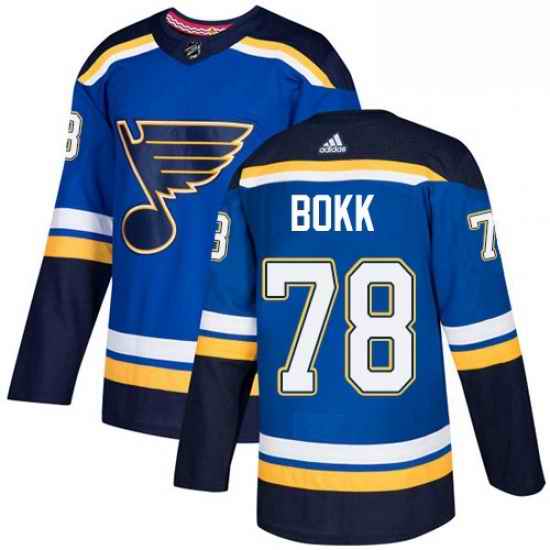 Mens Adidas St Louis Blues #90 Ryan OReilly Authentic Blue USA Flag Fashion NHL Jerse