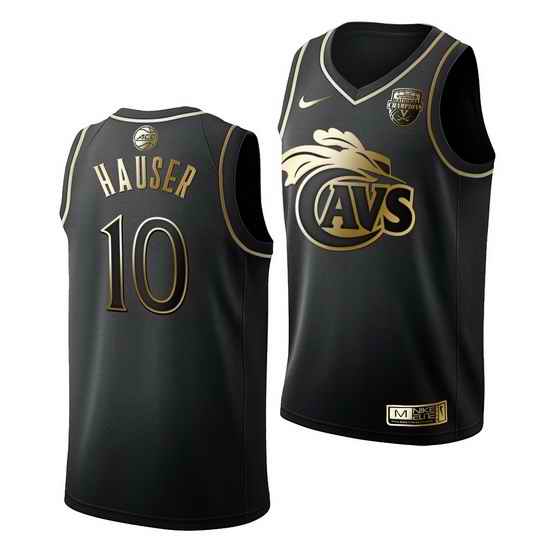 Virginia Cavaliers Sam Hauser Black 2019 Golden Edition Men'S Jersey