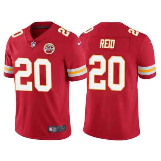 Men Kansas City Chiefs #20 Justin Reid Red Vapor Untouchable Limited Stitched Football jersey