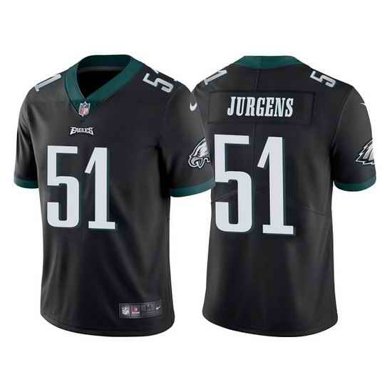 Men Philadelphia Eagles #51 Cameron Jurgens Black Vapor Untouchable Limited Stitched Jersey