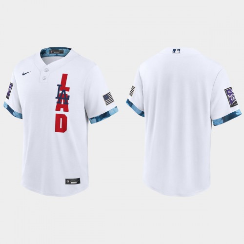 Los Angeles Los Angeles Dodgers 2021 Mlb All Star Game Fan’s Version White Jersey Men’s