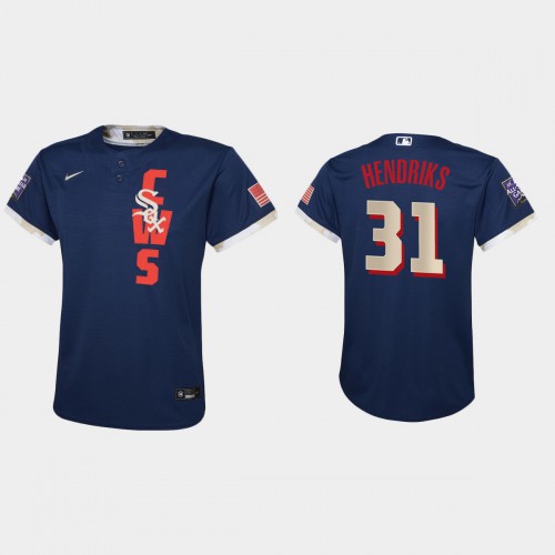 Chicago Chicago White Sox #31 Liam Hendriks Youth 2021 Mlb All Star Game Navy Jersey Youth