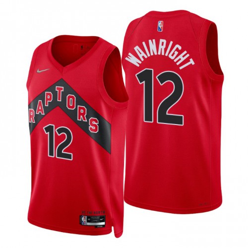 Nike Toronto Raptors #12 Ishmail Wainright Red Men’s 2021-22 NBA 75th Anniversary Diamond Swingman Jersey – Icon Edition Men’s