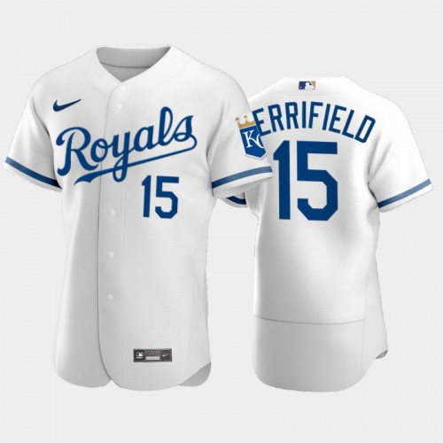 Kansas City Kansas City Royals #15 Whit Merrifield Men’s Nike Game Replica 2022 City Connect White Jersey Men’s