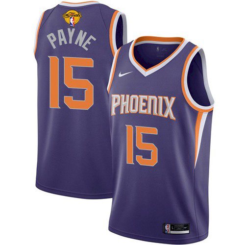 Nike Phoenix Suns #15 Cameron Payne Men’s 2021 NBA Finals Bound Swingman Icon Edition Jersey Purple Men’s