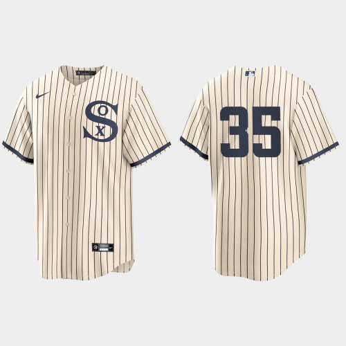 Chicago Chicago White Sox #35 Frank Thomas Men’s Nike White 2021 Field of Dreams Game MLB Jersey Men’s
