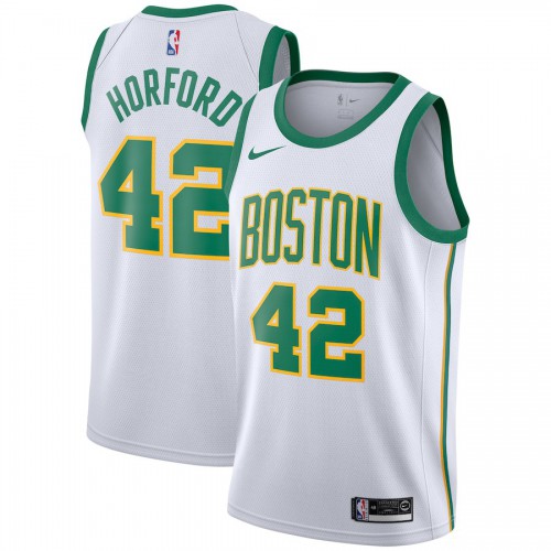 Nike Boston Celtics #42 Al Horford White Women’s 2022 NBA Finals Swingman City Edition Jersey Womens