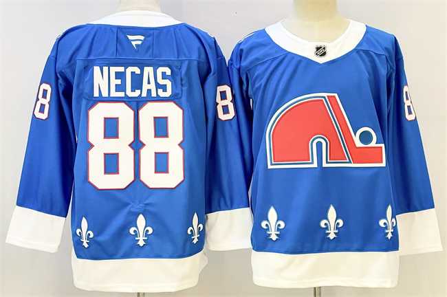 Men%27s Colorado Avalanche #88 Martin Necas Blue 2025 Stitched Jersey