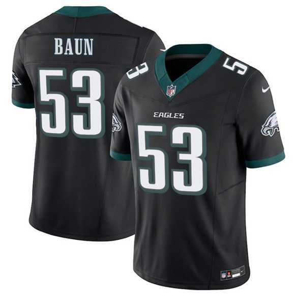 Men & Women & Youth Philadelphia Eagles #53 Zack Baun Black 2025 F.U.S.E. Vapor Untouchable Limited Stitched Jersey