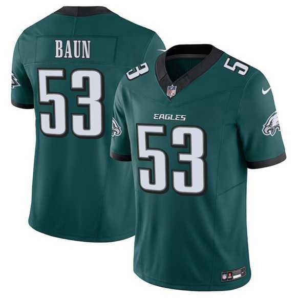 Men & Women & Youth Philadelphia Eagles #53 Zack Baun Green 2025 F.U.S.E. Vapor Untouchable Limited Stitched Jersey