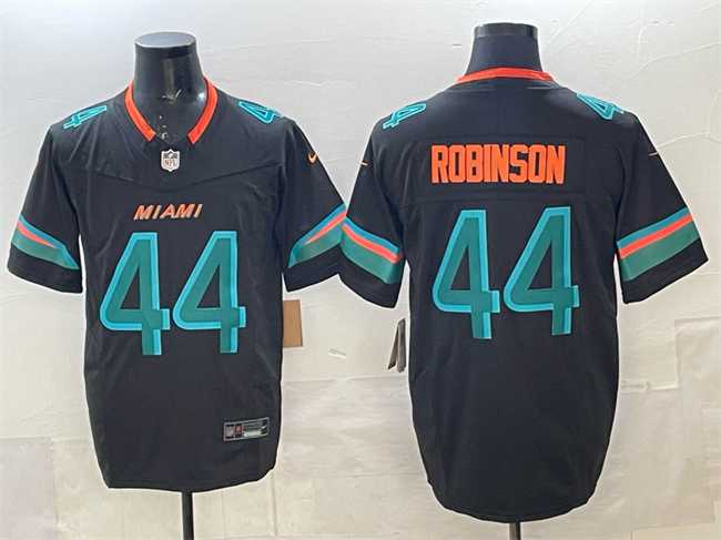 Men%27s Miami Dolphins #44 Chop Robinson Black 2025 F.U.S.E. %27Rivalries%27 Vapor Limited Stitched Jersey Dzhi