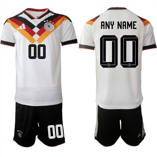 Men%27s Germany Custom Any Name And Number Team FIFA x World Cup 2026 Home White On Field Jersey