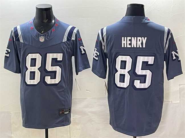 Men%27s New England Patriots #85 Hunter Henry 2025 F.U.S.E. %27Rivalries%27 Vapor Limited Stitched Jersey Dzhi