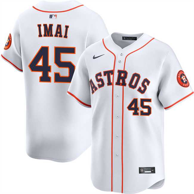 Men%27s Houston Astros #45 Tatsuya Imai White 2026 Home Limited Stitched Jersey Dzhi