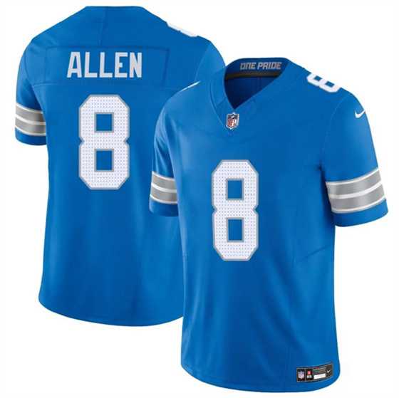 Men & Women & Youth Detroit Lions #8 Kyle Allen Blue 2025 F.U.S.E. Vapor Limited Stitched Jersey