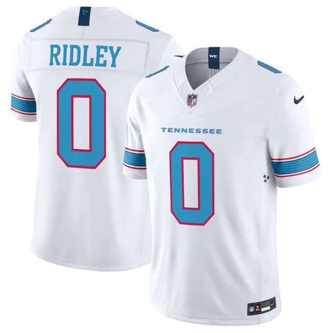 Men%27s Tennessee Titans #0 Calvin Ridley White 2026 F.U.S.E. Vapor Limited Stitched Jersey Dzhi