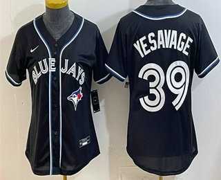 Youth Toronto Blue Jays #39 Trey Yesavage 2026 Black Fashion Cool Base Jersey