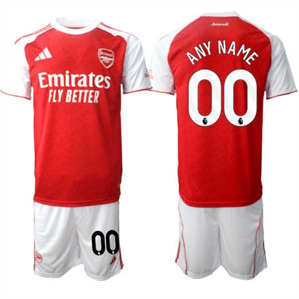 Men%27s Arsenal F.C Active Player Custom 2026 Red Home Soccer Jersey Suit