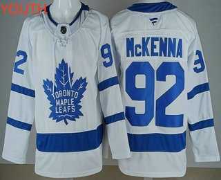 Youth Toronto Maple Leafs #92 Gavin McKenna White Stitched Jersey
