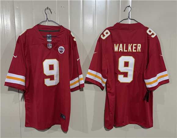 Men%27s Kansas City Chiefs #9 Kenneth Walker III Red 2026 Vapor Untouchable Limited Stitched Jersey