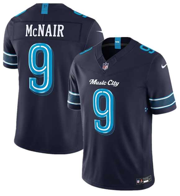 Men%27s Tennessee Titans #9 Steve McNair Navy 2026 F.U.S.E. %27Music City%27 Rivalries Collection Limited Stitched Jersey Dzhi