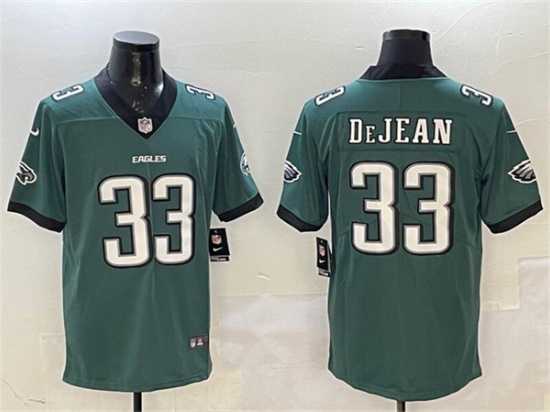 Men%27s Philadelphia Eagles #33 Cooper DeJean Green 2024 New Vapor Untouchable Limited Stitched Jersey