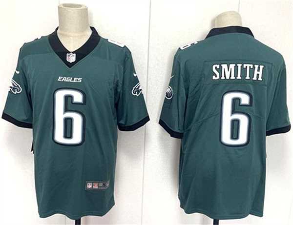 Men%27s Philadelphia Eagles #6 DeVonta Smith Green 2024 New Vapor Untouchable Limited Stitched Jersey