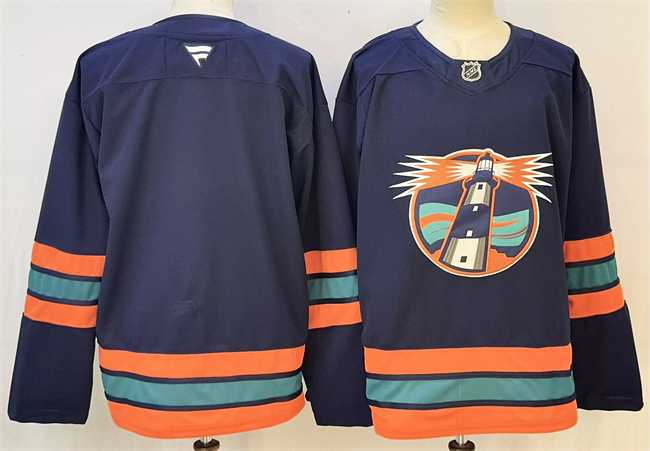 Men%27s New York Islanders Blank Navy 2026 Stitched Hockey Jersey