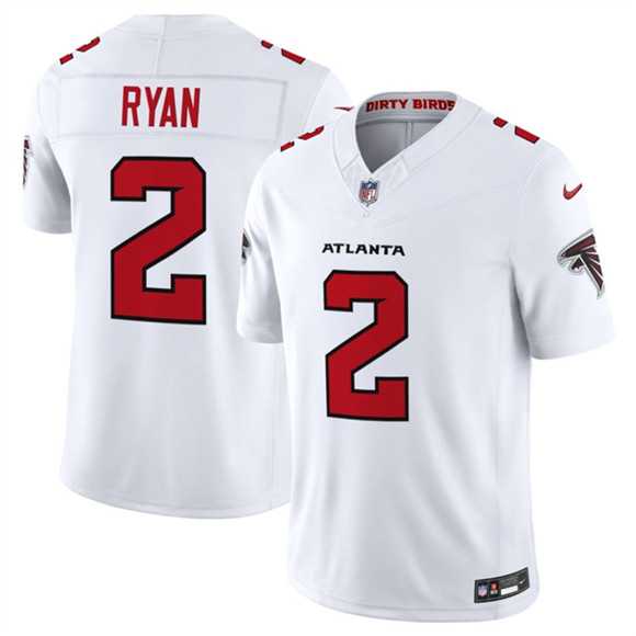 Men%27s Atlanta Falcons #2 Matt Ryan White 2026 New F.U.S.E. Vapor Untouchable Limited Stitched Jersey Dzhi