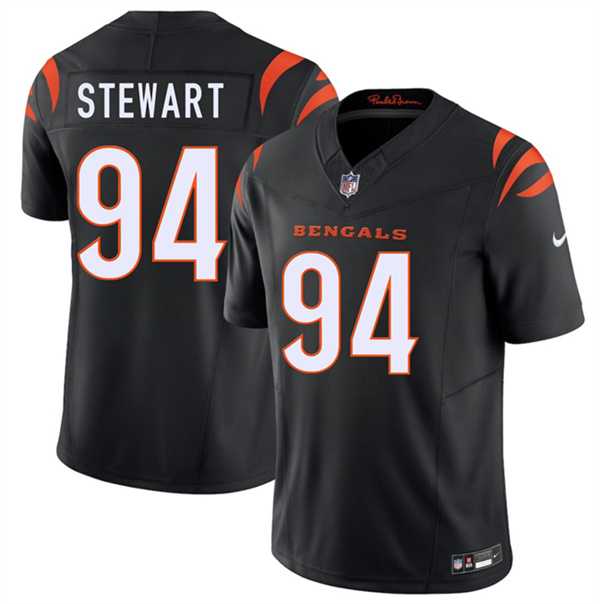 Men%27s Cincinnati Bengals #94 Shemar Stewart Black 2026 F.U.S.E. Vapor Untouchable Limited Stitched Jersey Dzhi