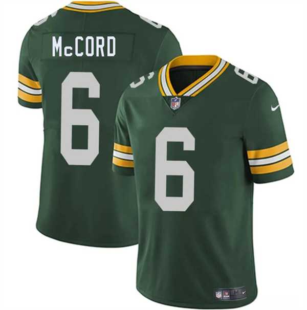 Men%27s Green Bay Packers #6 Kyle McCord Green 2026 Vapor Untouchable Limited Stitched Jersey Dzhi