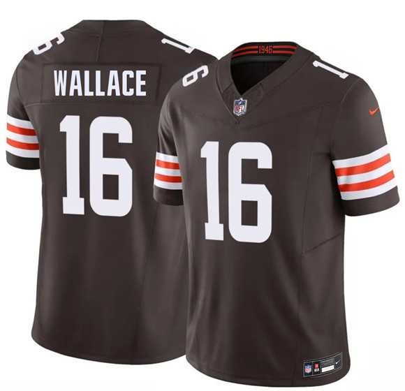 Men%27s Cleveland Browns #16 Tylan Wallace Brown 2026 F.U.S.E. Vapor Limited Stitched Jersey Dzhi