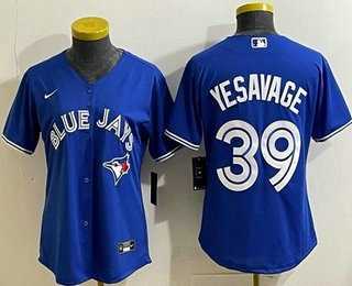 Women%27s Toronto Blue Jays #39 Trey Yesavage Blue Cool Base Jersey