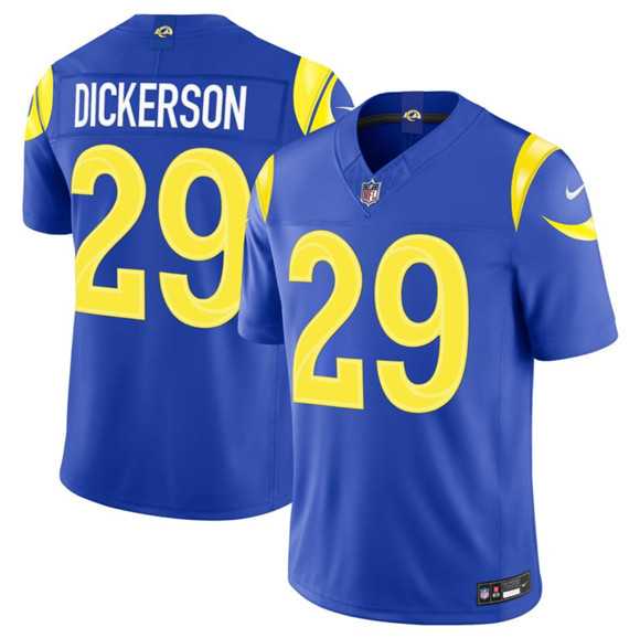 Men%27s Los Angeles Rams #29 Eric Dickerson Royal 2026 F.U.S.E. Vapor Limited Stitched Jersey Dzhi
