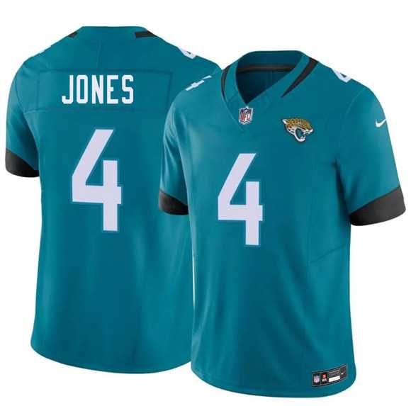 Men%27s Jacksonville Jaguars #4 Jarrian Jones Teal 2026 F.U.S.E. Vapor Untouchable Limited Stitched Jersey Dzhi