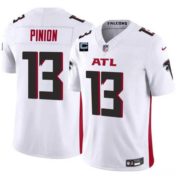Men%27s Atlanta Falcons #13 Bradley Pinion White 2025 F.U.S.E With 1-Star C Patch Vapor Untouchable Limited Stitched Jersey Dzhi