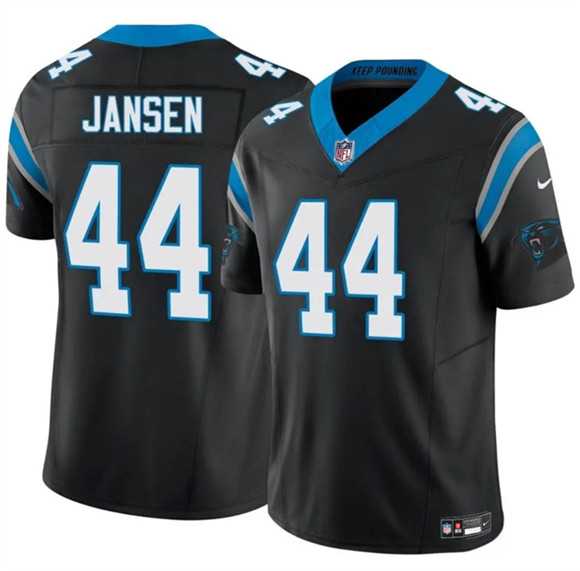Men%27s Carolina Panthers #44 J.J. Jansen Black 2025 F.U.S.E. Vapor Limited Stitched Jersey Dzhi