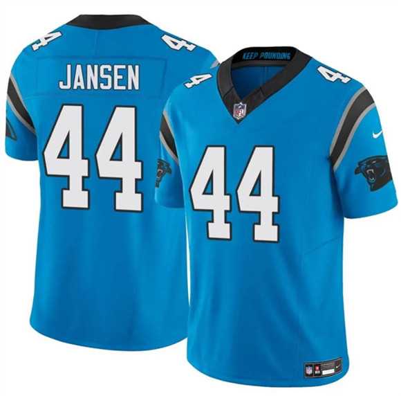 Men%27s Carolina Panthers #44 J.J. Jansen Blue 2025 F.U.S.E. Vapor Limited Stitched Jersey Dzhi