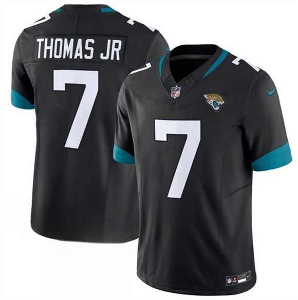 Men%27s Jacksonville Jaguars #7 Brian Thomas Jr. Black 2026 F.U.S.E. Vapor Untouchable Limited Stitched Jersey Dzhi