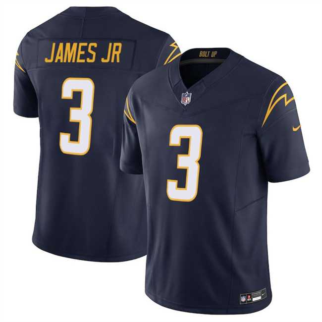 Men%27s Los Angeles Chargers #3 Derwin James JR Navy 2025 F.U.S.E Vapor Limited Stitched Jersey Dzhi