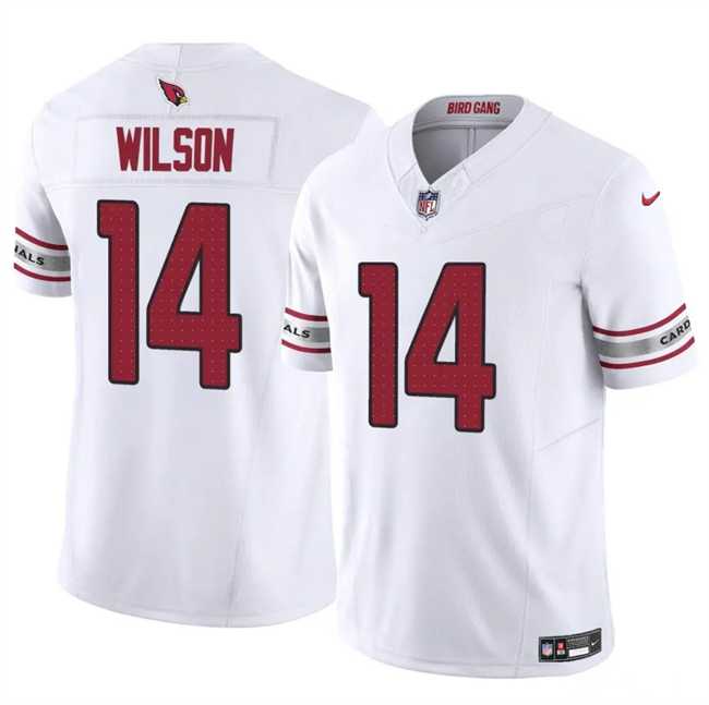 Men%27s Arizona Cardinals #14 Michael Wilson White 2025 F.U.S.E. Vapor Untouchable Limited Stitched Jersey Dzhi