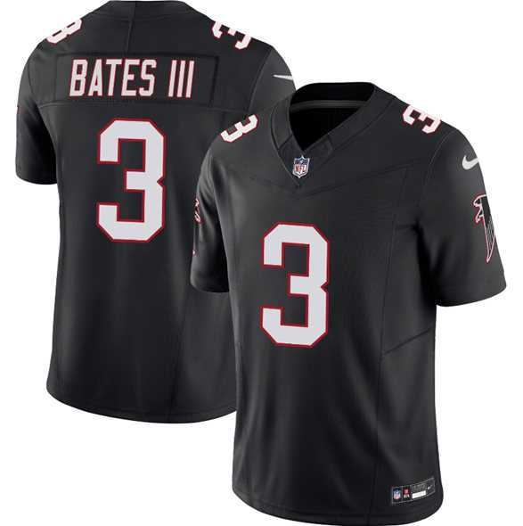 Men & Women & Youth Atlanta Falcons #3 Jessie Bates lll Black 2025 Draft F.U.S.E. Vapor Untouchable Limited Stitched Jersey