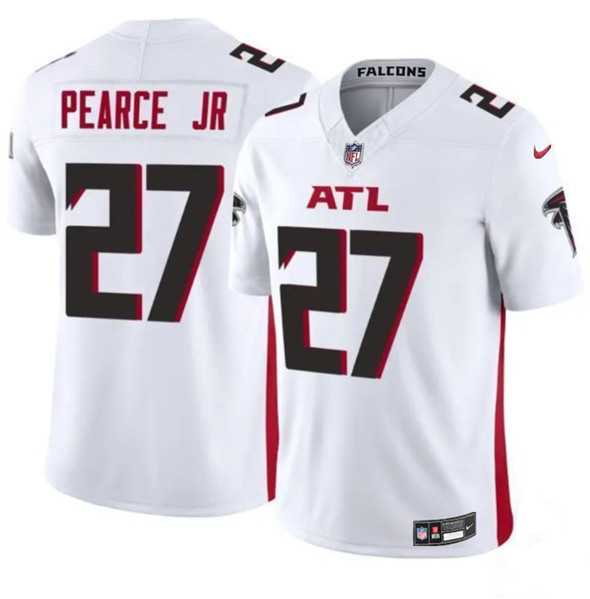 Men & Women & Youth Atlanta Falcons #27 James Pearce Jr White 2025 Draft F.U.S.E. Vapor Untouchable Limited Stitched Jersey
