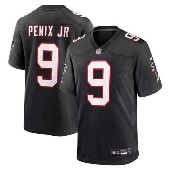 Men & Women & Youth Atlanta Falcons #9 Michael Penix Jr. Black Alternate Stitched Vapor Limited Jersey