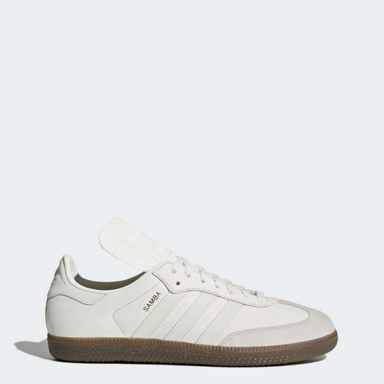 Mens Vintage White/Reflective/Pearl Grey Adidas Originals Samba Classic Og Shoes 124LGQAR