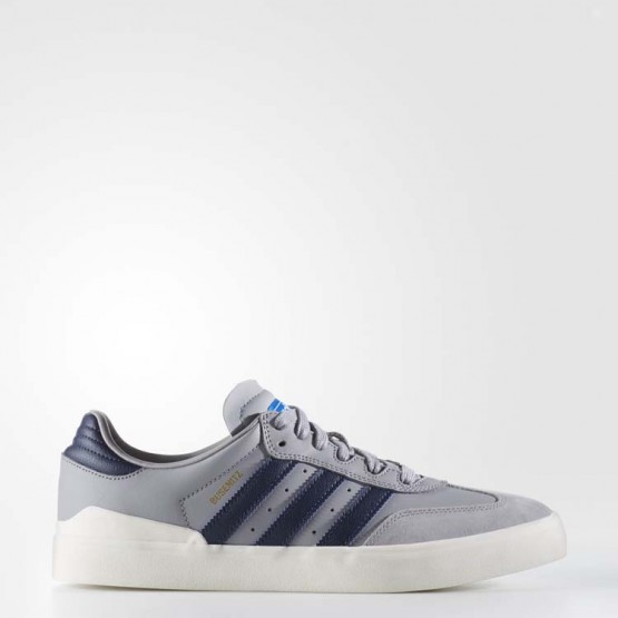 Mens Light Onix/Collegiate Navy/Bluebird Adidas Originals Busenitz Vulc Rx Shoes 124WOFBM