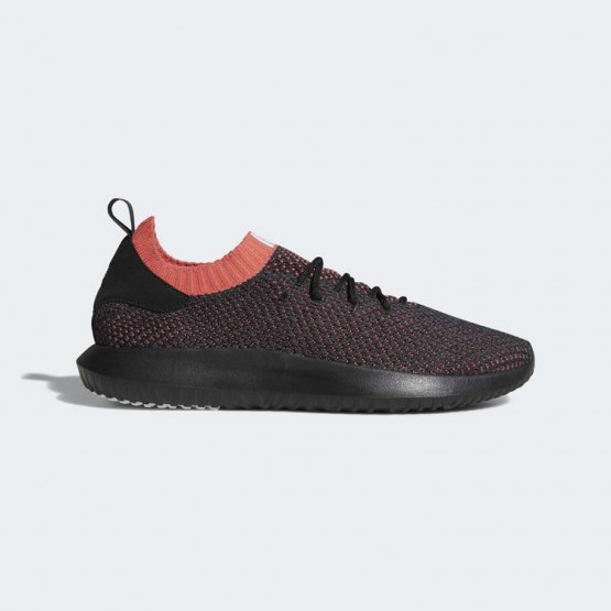 Mens Core Black/Trace Scarlet Adidas Originals Tubular Shadow Primeknit Shoes 169TMISA