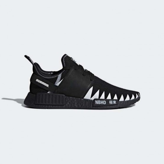 Mens Core Black/White Adidas Originals Neighborhood Nmd_r1_pk Shoes 201TASIL