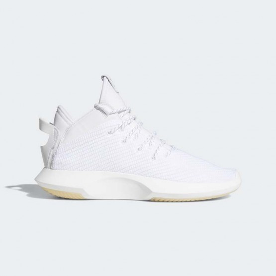 Mens White/Gold Metallic Adidas Originals Crazy 1 Adv Primeknit Shoes 226PAOQE